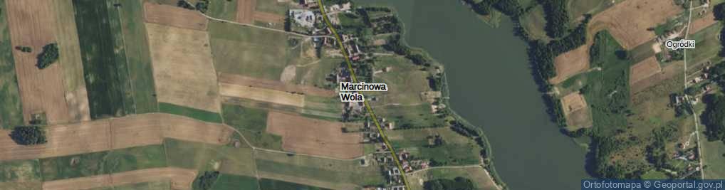 Zdjęcie satelitarne Marcinowa Wola ul.